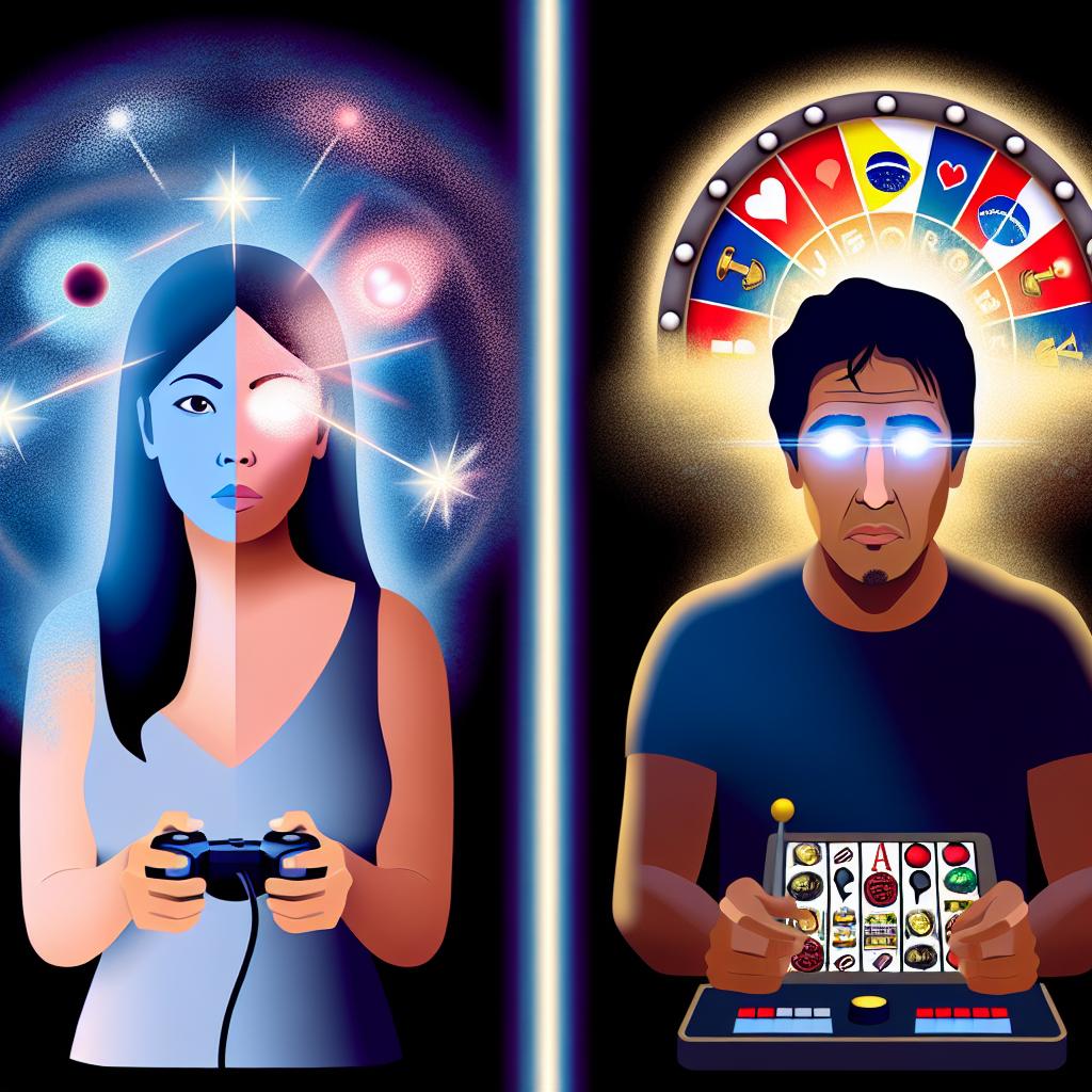 Video game addiction vs. gambling addiction